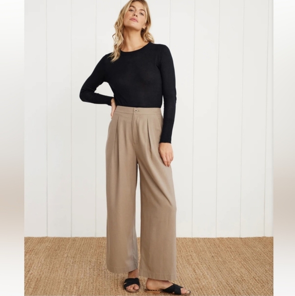 Jenni Kayne Relaxed Trouser in Hazel | 4 - Picture 9 of 10